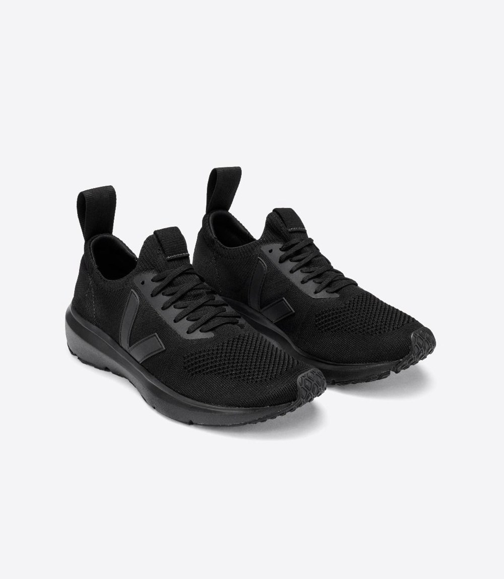 Veja Trainers Mens Black - V-knit X Rick Owens - BSGL-03718